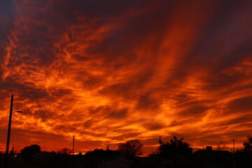 Fototapeta premium Sky on Fire