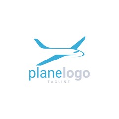 Airplane Logo Template Design Vector