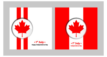 canada independence day card