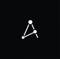  Professional Innovative Initial A logo and AA logo. Letter A Minimal elegant Monogram. Premium Business Artistic Alphabet symbol and sign