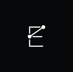  Professional Innovative Initial E logo and EE logo. Letter E EE Minimal elegant Monogram. Premium Business Artistic Alphabet symbol and sign