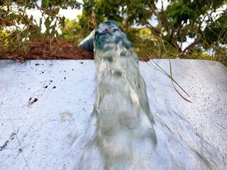 Water pipes in the longan gardens in northern Thailand