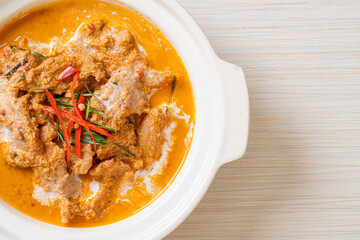 panang curry with pork