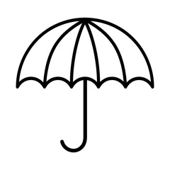 parasol ikona - obrazy, fototapety, plakaty