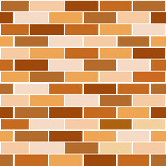 Brown brick wall background.