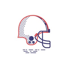 American football helmet