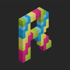 Isometric alphabet R