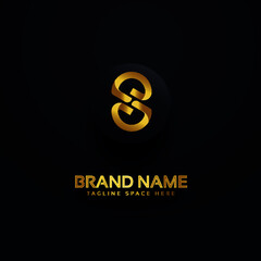 s luxury gold logo Vector design..ai
