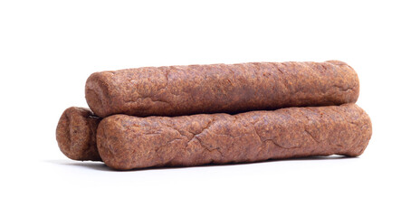 Three frikadellen, a Dutch fast food snack