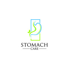 stomach care logo. icon designs concept vector illustration