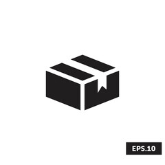 Box Icon, Logistics Sign/symbol Vector