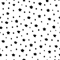 Hand drawn seamless pattern.