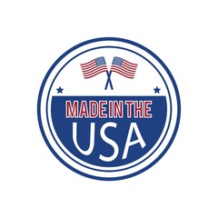 Made in the USA label design
