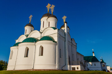 Transfiguration cathedral in Transfiguration monastery in Murom, Russia