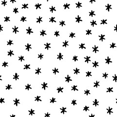Hand drawn seamless pattern.