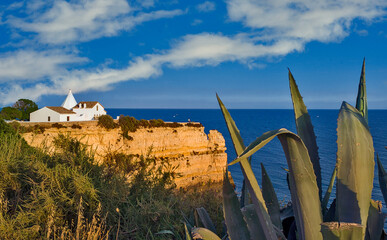 chapel on the tip of a cliff in the Algarve