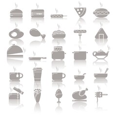 Collection of food icons