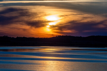 Fototapeta premium sunset in denmark