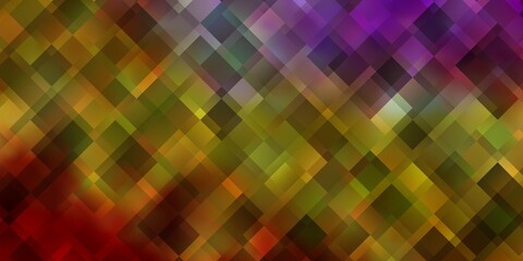 Light Multicolor vector backdrop with rectangles.