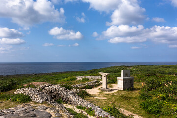 日本最南端の碑・沖縄県波照間島