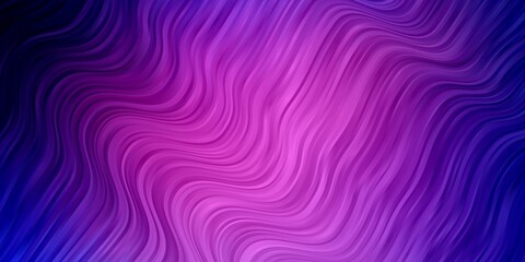 Obraz premium Light Blue, Red vector background with lines. Abstract illustration with gradient bows. Best design for your ad, poster, banner.