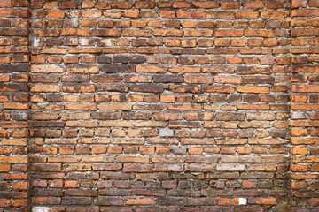 Old  brick wall texture background