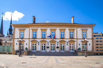 Fototapeta na wymiar Luxemburg Rathaus
