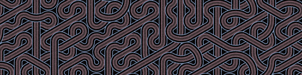 Colour Hexagon Tile Connection art background design illustration