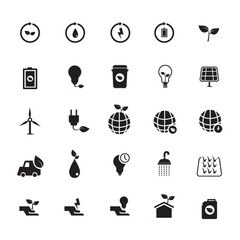 Set of ecology icon