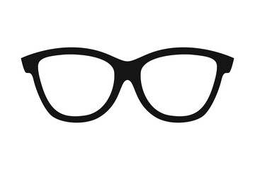 Fototapeta premium Female retro glasses. Vector illustration.