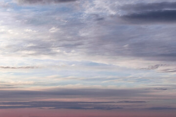 Natural Sunset Sunrise Over Field Or Meadow. Bright Dramatic Sky And Dark Ground. Countryside Landscape Under Scenic Colorful Sky At Sunset Dawn Sunrise. Sun Over Skyline, Horizon. Warm Colours