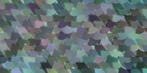 Light BLUE vector background in polygonal style.