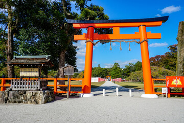 Fototapeta na wymiar 京都　上賀茂神社