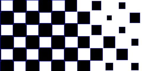 Fototapeta premium Dark BLUE vector background in polygonal style. Colorful illustration with gradient rectangles and squares. Design for your business promotion.