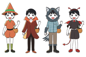 ハロウィンの仮装(男の子)