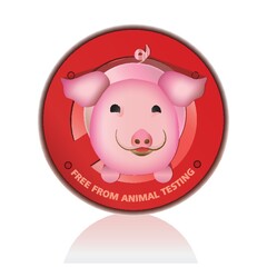 Free from animal testing label