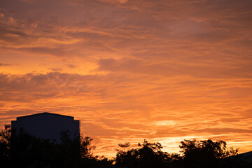 Sunset sky background