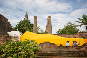 Ayutthaya, Thailand - August 23th 2015: Ayutthaya is the former capital of Phra Nakhon Si Ayutthaya...