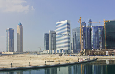 Fototapeta na wymiar dubai marina united arab emirates