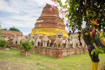 Ayutthaya, Thailand - August 23th 2015: Ayutthaya is the former capital of Phra Nakhon Si Ayutthaya...