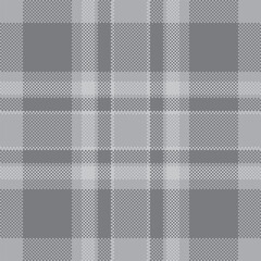 Pixel background vector design. Modern seamless pattern plaid. Square texture fabric. Tartan scottish textile. Beauty color madras ornament.