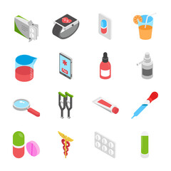 Health Isometric Icons