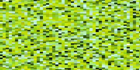 Light Green, Yellow vector template in rectangles. New abstract illustration with rectangular shapes. Pattern for commercials, ads.