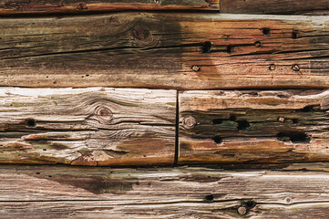 Old wood to a wall background texture