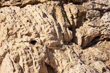Rocks surface, natural stone background, rock texture