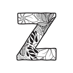 Obraz premium Letter Z