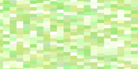 Light Green vector backdrop with rectangles. Abstract gradient illustration with colorful rectangles. Pattern for commercials, ads.