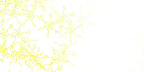 Light Yellow vector layout with circular arc.