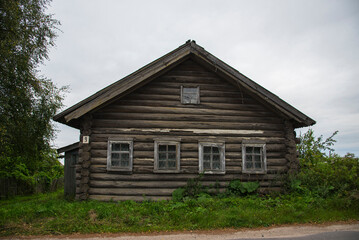 Old Russian wooden house, Karelia