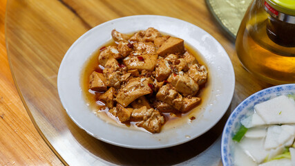 Mapo Tofu, sichuan style. Authentic chinese food.